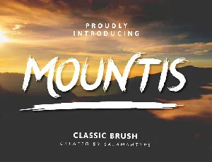 MOUNTIS font