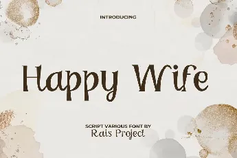 HappyWifeDemo font