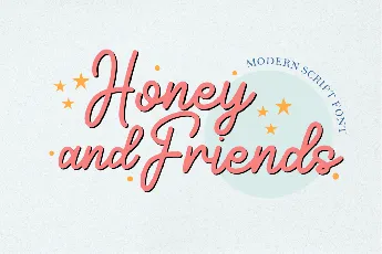 Honey and Friends font