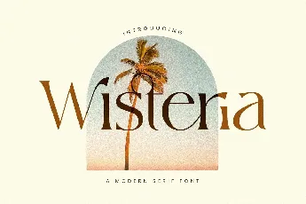 Wisteria Serif font