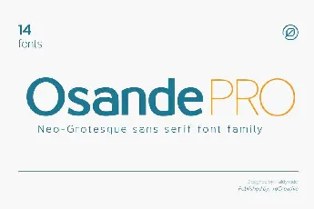 Osande font