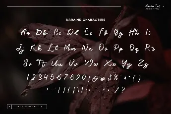 Naraine Personal Use font