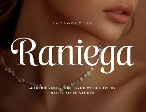 Raniega font