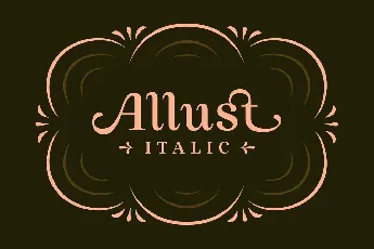 Allust Serif Typeface font