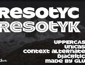 ResotYc font