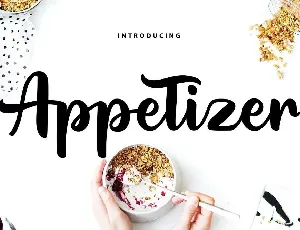 Appetizer Modern Script font