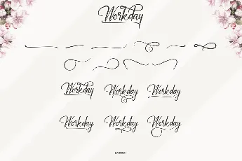 Workday Demo font