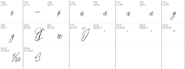 Butterfly Signature font