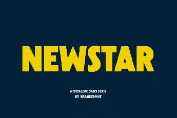 Newstar font