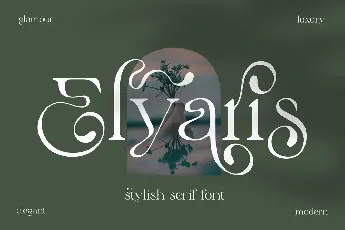 Elyaris Serif font