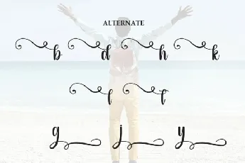 Byebeach Script font