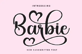 Barbie Script font