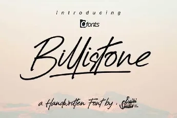 Billistone font