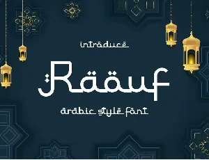 Raouf font