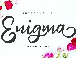 Enigma Modern Script font