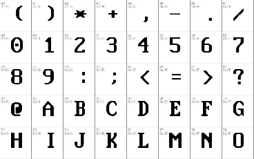 Flexi IBM VGA False font