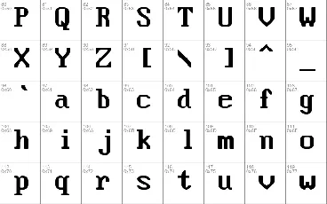 Flexi IBM VGA False font