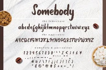 Somebody font