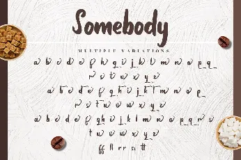 Somebody font