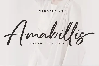 Amabillis font