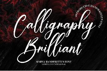 Calligraphy Brillian font