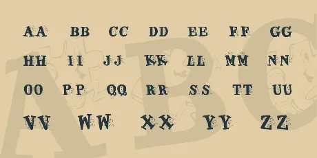 KR Jigsaw Joey font