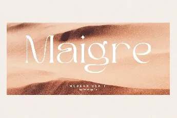 Maigre font