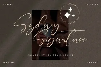 Sydney Signature font