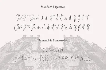 Rothwell Signature font