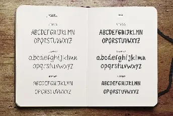 Quaderno Bianco Family font