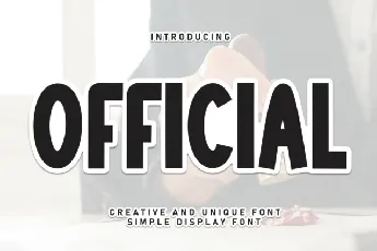 Official Display font