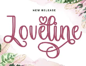 Loveline Personal Use Only font