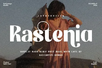 Rastenia font