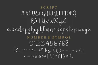 Herist Calligraphy font