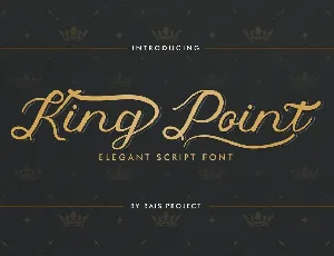 King Point Demo font