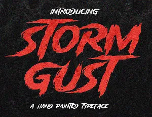 Storm Gust font