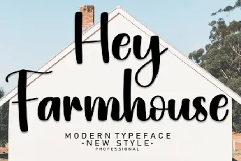 Hey Farmhouse Script font