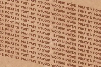 Woods Pirates font