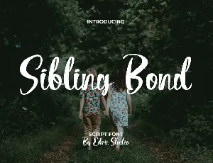 Sibling Bond font