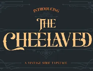 The Cheelaved font