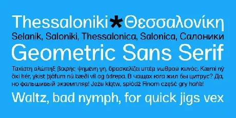 SK Selanik font