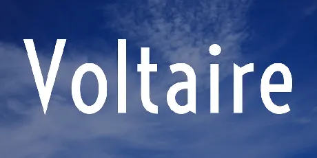 Voltaire font