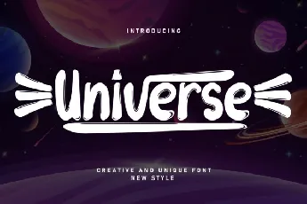 Universe Display font