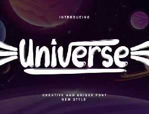 Universe Display font