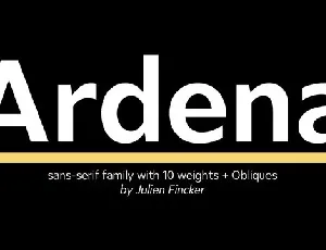 Ardena font