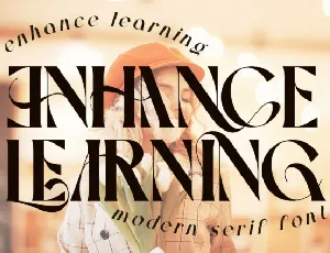 Enhance Learning font