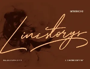 Linestorys font