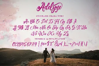 Adelyne font