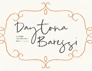 Daytona Baressi font