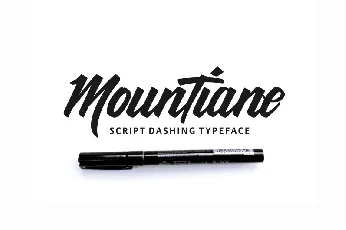 Mountiane font